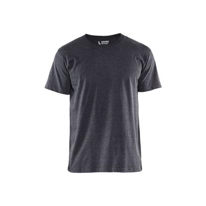 Blåkläder 3625 t-shirt multipak, sortmeleret