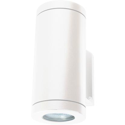 SG Armaturen Metro LED væglampe, Ø9 cm, GU10, 2 x 4,5W LED, IP65, hvid