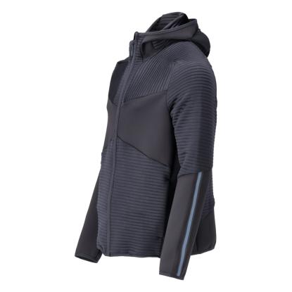 MASCOT CUSTOMIZED fleece hættetrøje med lynlås, mørk marine