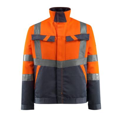 MASCOT SAFE LIGHT Forster arbejdsjakke, hi-vis orange/mørk marine