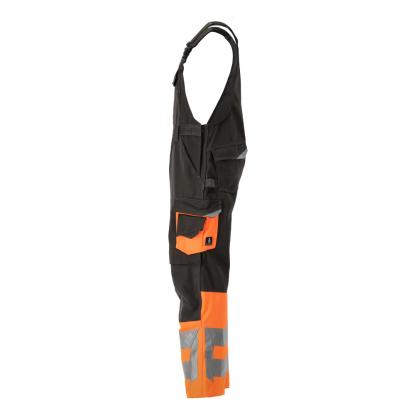 MASCOT SAFE SUPREME Sunderland overall med knælommer, mørk antracit/hi-vis orange
