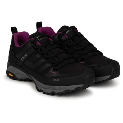 DLX ROISIN vandtætte vandresko med vibram sål, dame, sort