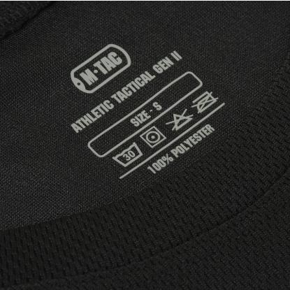M-TAC Athletic Gen. II svedabsorberende T-shirt, sort
