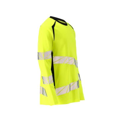MASCOT ACCELERATE SAFE T-shirt, langærmet, hi-vis gul/sort
