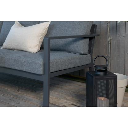 Venture Design Ramos hjørnesofasæt, sort/grå