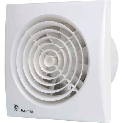 Thermex Silent 300 CHRZ ventilator med timer og hygrostat, 214 x 214 mm
