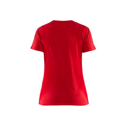 Blåkläder 3334 dame t-shirt, rød