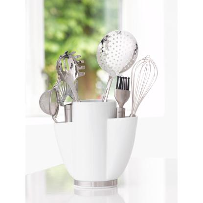 Steel-Function redskabsholder, porcelæn - 3 rum