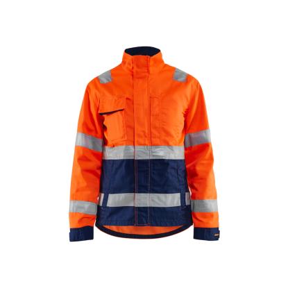 Blåkläder 4903 dame high vis jakke, hi-vis orange/marineblå