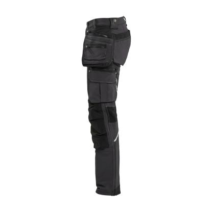 Blåkläder 1998 håndværker buks 4-vejs stretch X1900, mørk grå/sort