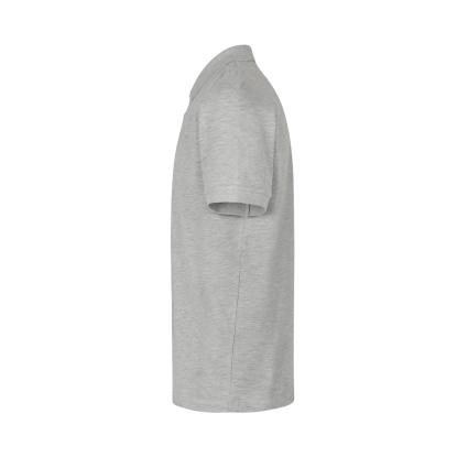 ID 0586 poloshirt, økologisk, lys grå melange