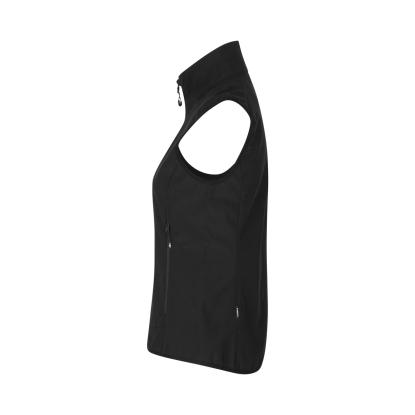 ID 0825 softshell vest, funktionel, dame, sort