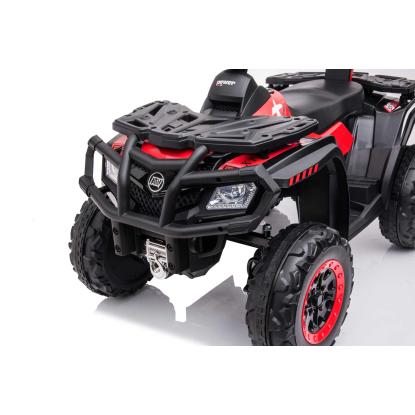 Azeno Dirty Raptor XL III el-ATV med gummihjul til børn, 4 x 24V, sort