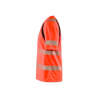 Blåkläder 3397 high vis UV t-shirt, hi-vis rød/sort