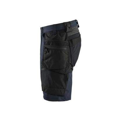 Blåkläder 1520 håndværker shorts 4-vejs stretch, mørk marineblå/sort