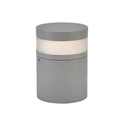 Norlys Stavanger pullert, lille, E27, IP65, aluminium/frostet