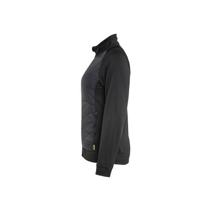 Blåkläder 3419 dame hybrid sweatshirt, sort/mørk grå