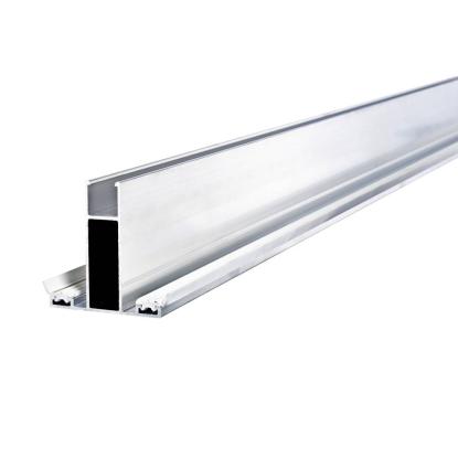 RIAS alu midterprofil med gummilister til 55 mm termoplader