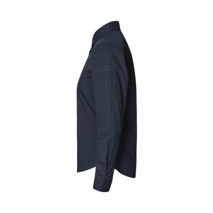 Seven Seas S67 Poplin skjorte med stretch, dame, navy