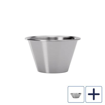 Steel-Function dip skål, rustfrit stål