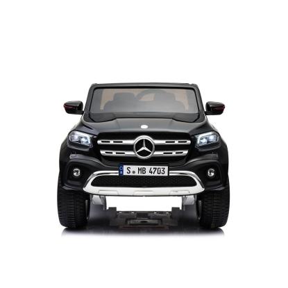 Mercedes X-Class elbil, 4 x 12V, sort