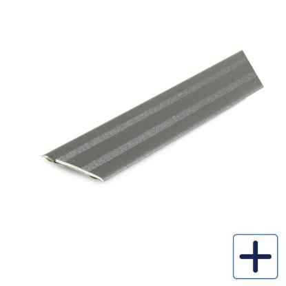 Habo SA08 selvklæbende tæppeliste, 35 x 2 mm, grafitgrå