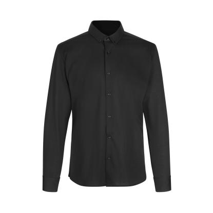Seven Seas S84 The Jersey skjorte, modern, sort