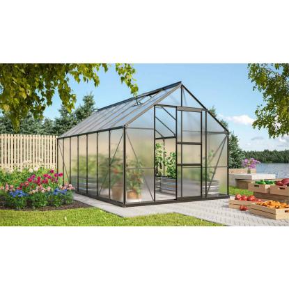 Vitavia Merkur 11500 drivhus, sort, 11,5 m², 6 mm poly