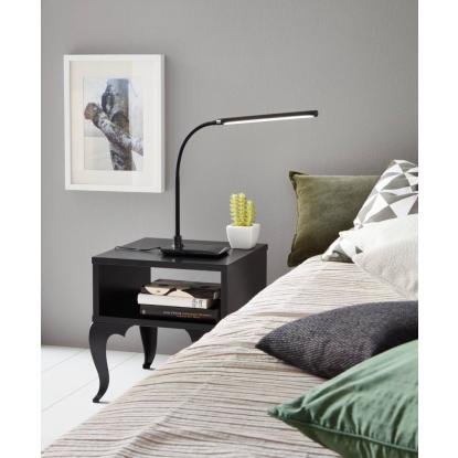 EGLO LAROA LED bordlampe med touchdæmper, H32,5 cm, dæmpbar, sort