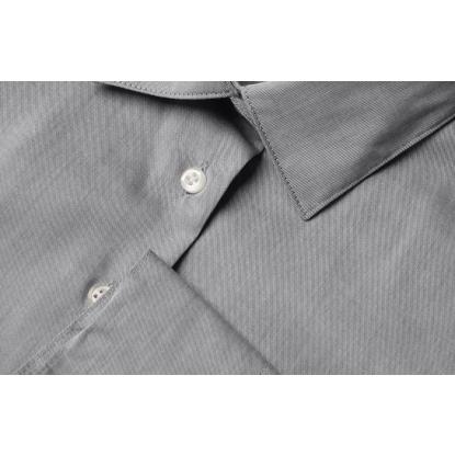 Seven Seas SS720 Fine Twill skjorte, modern, dame, silver grey
