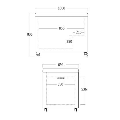 Scandomestic IC310D isfryser, 223 liter