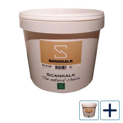 Midtjysk Mørtelfabrik sandkalk natural i spand - 17 liter
