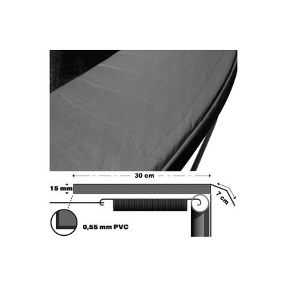 Neo Sport trampolin med stige og net, blå, Ø244 cm, maks. 80 kg