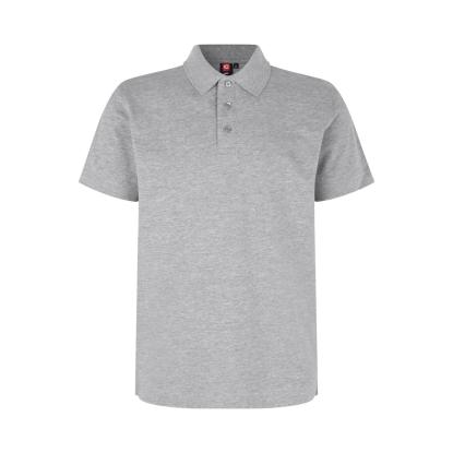 ID 0525 poloshirt med stretch, grå melange