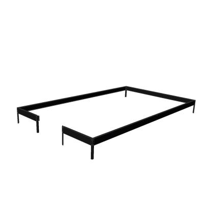 Juliana Compact fundament i sort til 5 m² drivhus