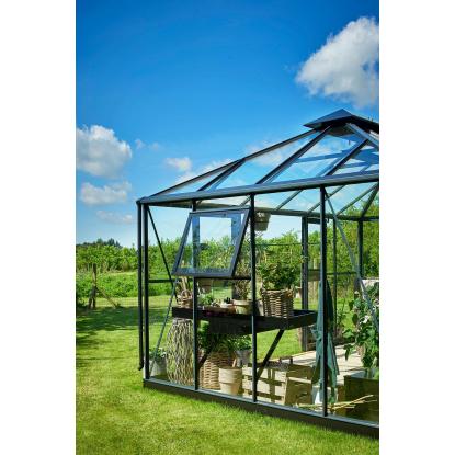 Juliana Grand Oase orangeri 13 m², antracit, 3 mm hærdet glas