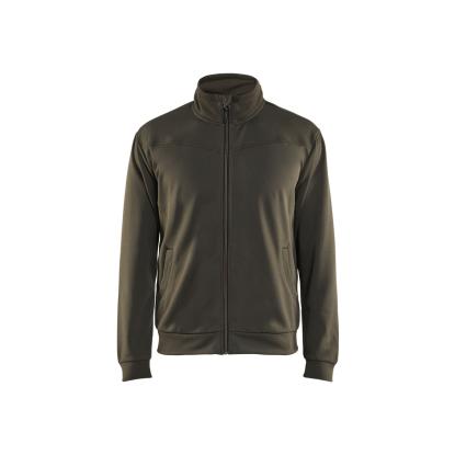 Blåkläder 3362 sweatshirt full zip, olivengrøn/sort