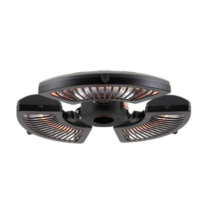 HORTUS terrassevarmer parasol 800/1600/2400 W, HA, sort