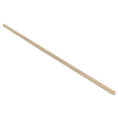 I-Wood UniPanel afslutningsliste, ubehandlet natur, lys kerne, egefiner, 16 x 55 x 2780 mm