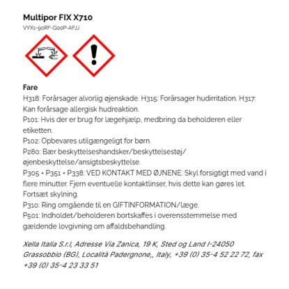 Multipor Fix X-710 letmørtel - 20 kg