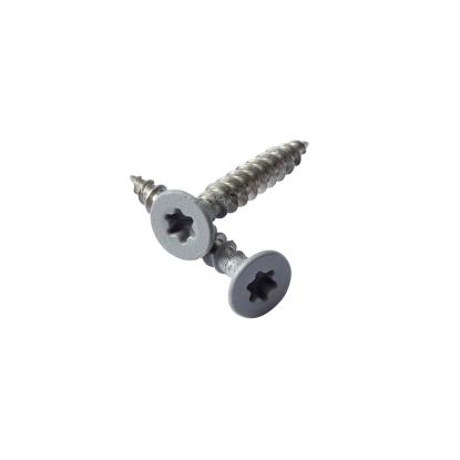 Wimex coverskrue, 4,0 x 40 mm, beigegrå - 50 stk.