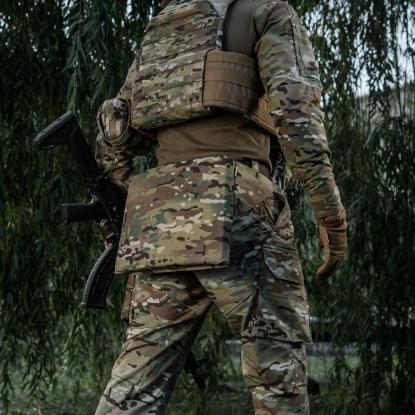 M-TAC siddepude med bælte, multicam
