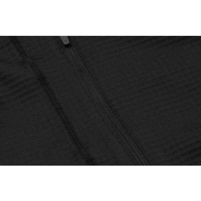 ID 0840 cardigan med stretch, komfort, sort