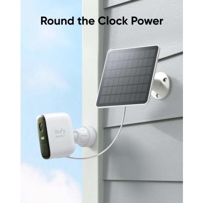 eufy solpanel til udendørs sikkerhedskamera, 3W, IP65
