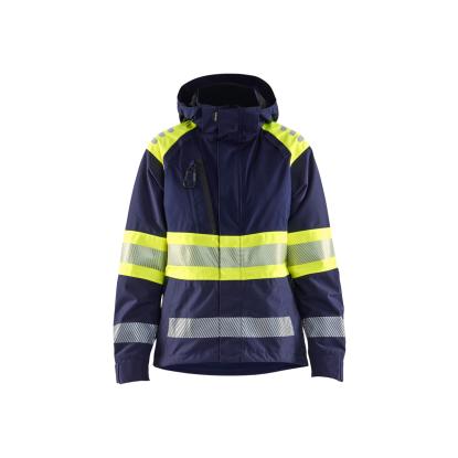 Blåkläder 4430 dame high vis skaljakke, marineblå/hi-vis gul
