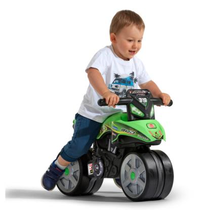 FALK Bud Racing motorcykel, 50 x 75,5 x 40 cm, grøn