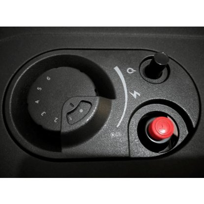 Qlima GH8034 Red Flame gasovn med kunstig kul effekt, 18-44 m²