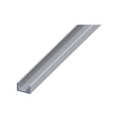 Alfer U-profil, 10 x 11,5 x 1,5 mm, alueloxeret - 1 meter