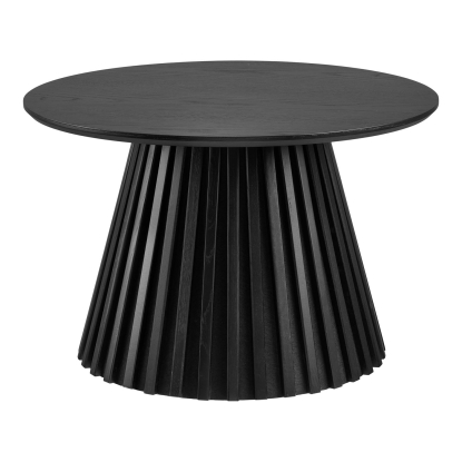Osaka sofabord, sort egefiner, Ø70 cm