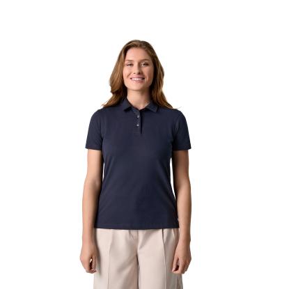Seven Seas S523 poloshirt, økologisk, dame, navy